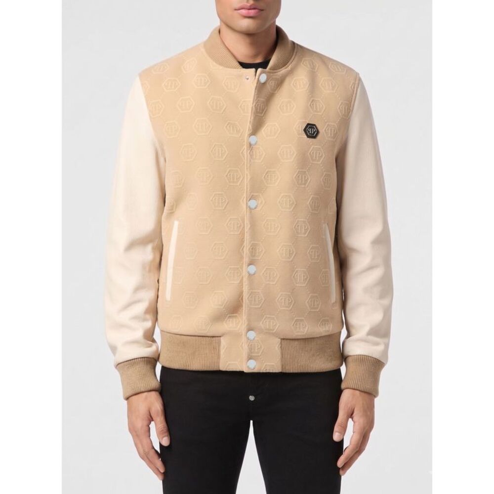 Philipp Plein Jacket Men Beige